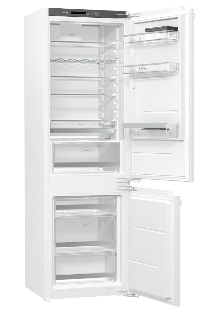 Двухкамерные встраиваемые холодильники Korting